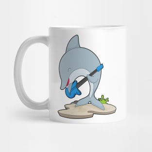 Dolphin Musician Guitar Music Mug